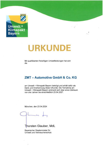 Umwelt + Klimapakt Bayern