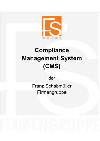 Compliance Management System (CMS) inkl. Code of Conduct für Vertragspartner